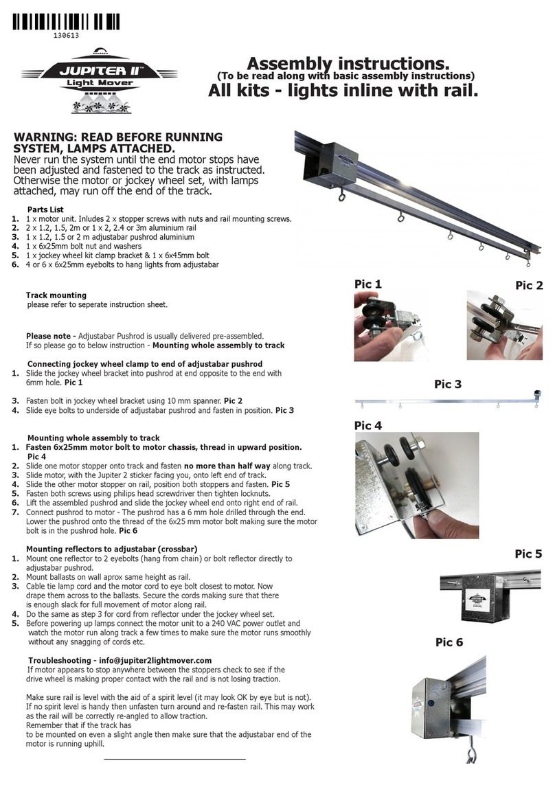 Jupiter 130617 Assembly instructions