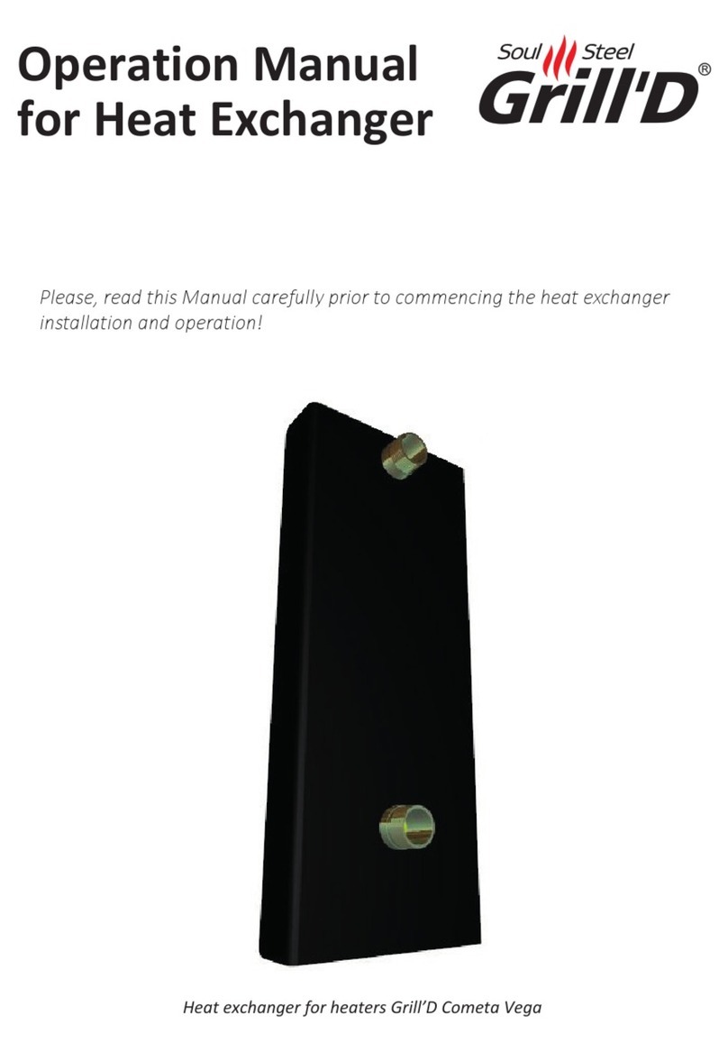 Grill'D Cometa Vega Operation manual