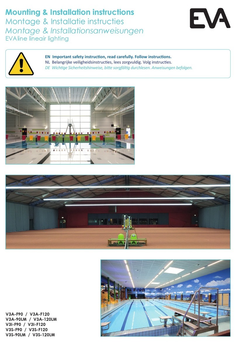 EVA V3A-F90 Mounting Installation Instructions