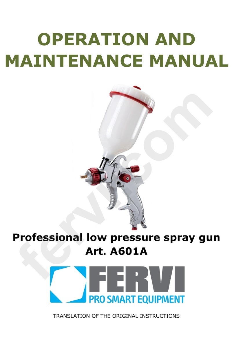 Fervi A601A Operation and maintenance manual