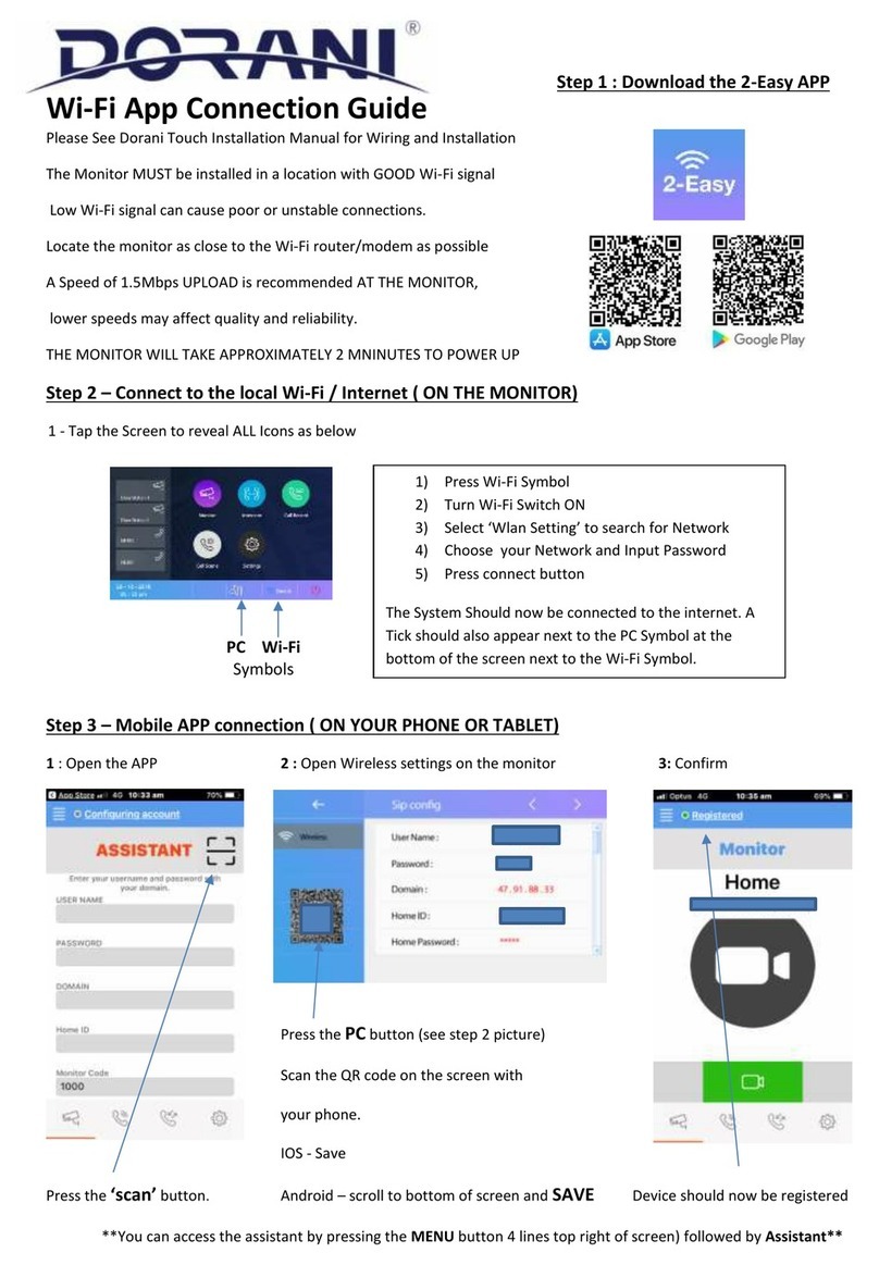 DORANI Touch Instruction Manual