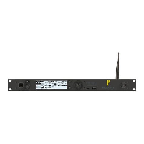Pliant CREWCOM CB2 operating manual