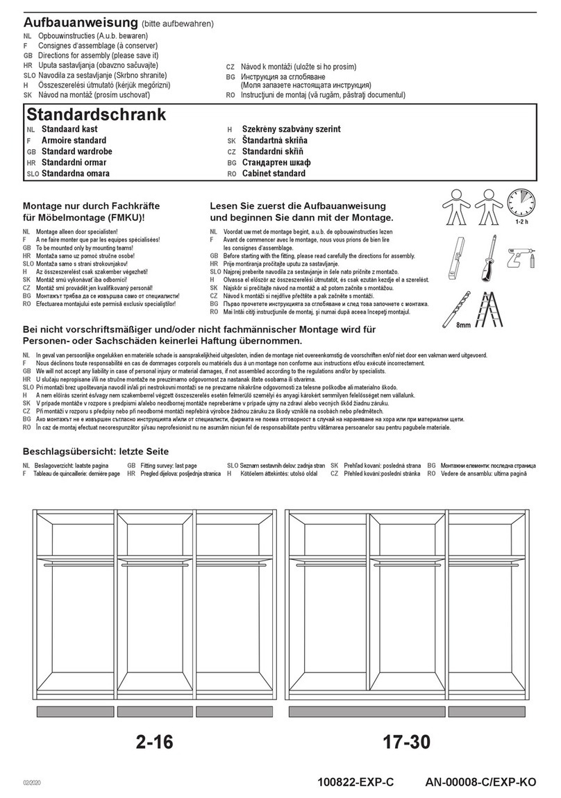 Express Mobel SWIFT DIRECTIONS FOR ASSEMBLY Express Mobel SWIFT DIRECTIONS FOR ASSEMBLY