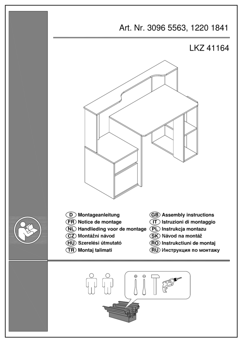 Home affaire Erne 3096 5563 Assembly instructions