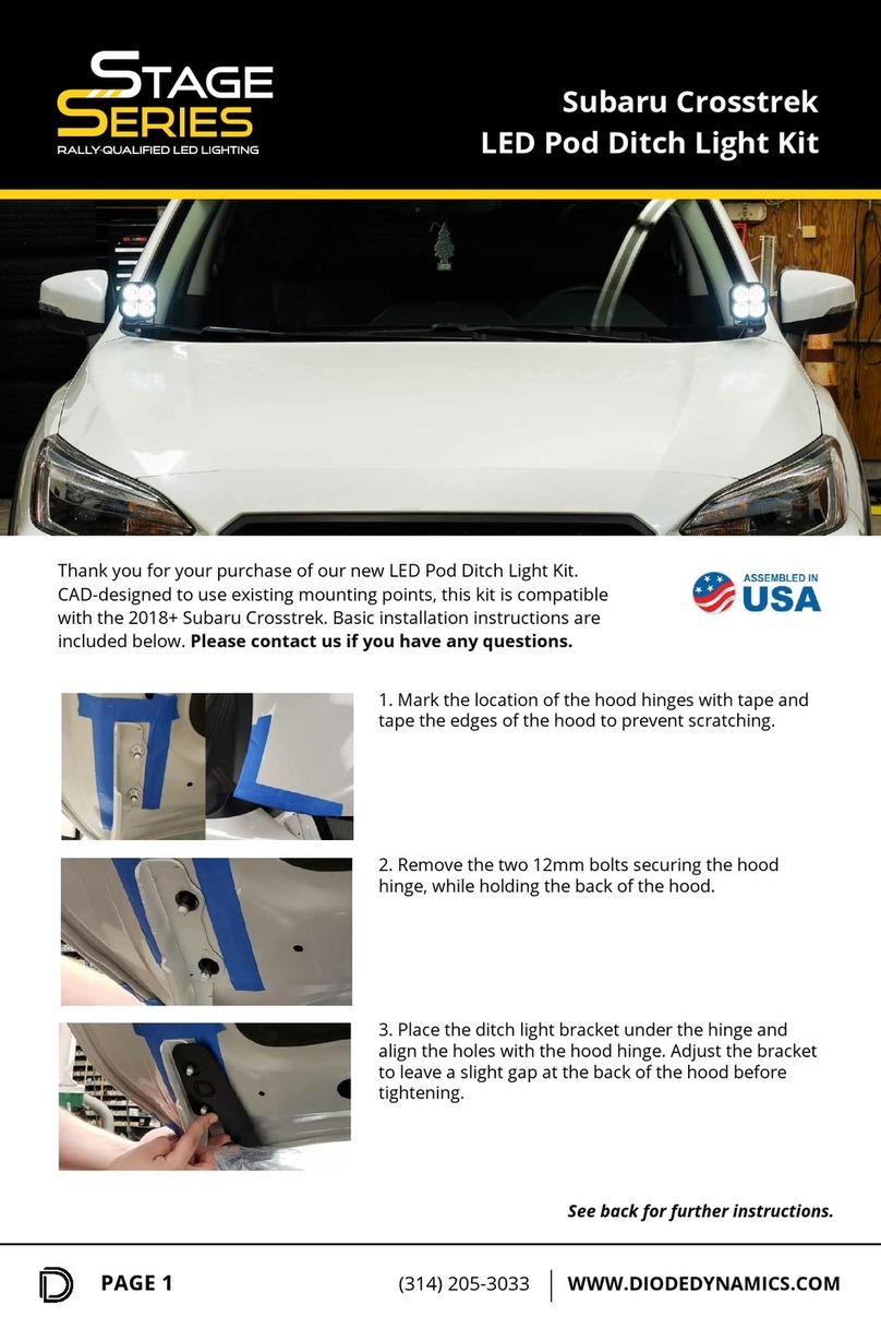 Diode Dynamics Stage Series quick start guide