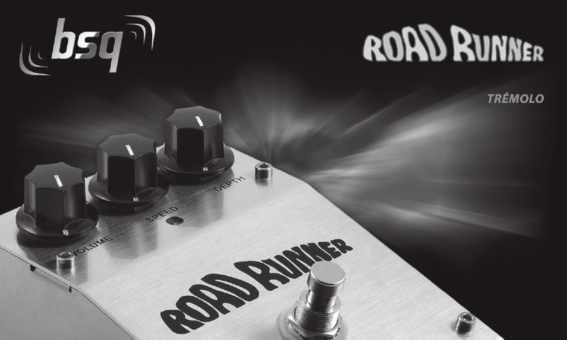 BSQ Effects Road Runner quick start guide
