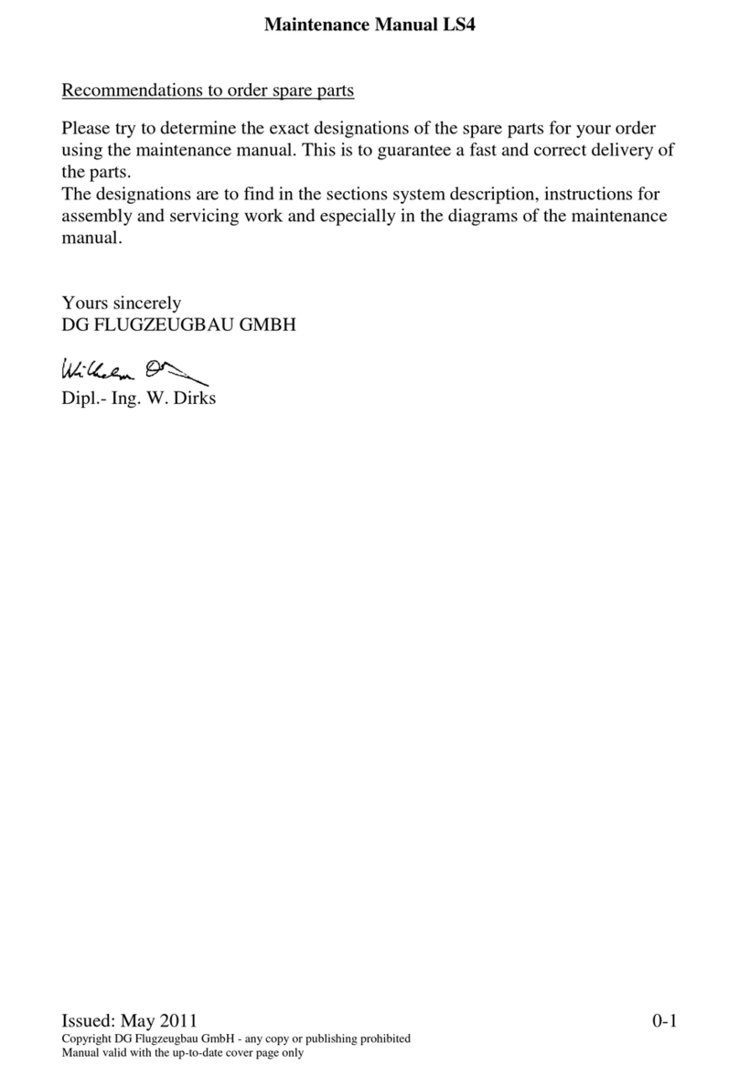 DG Flugzeugbau LS4 Maintenance manual