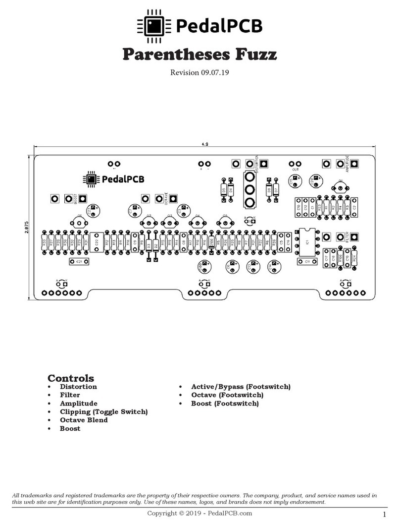 PedalPCB 1590 Series quick start guide
