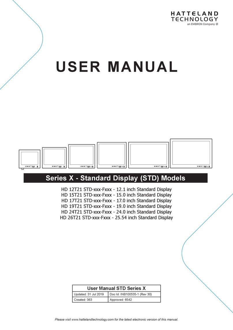 EMBRON HATTELAND TECHNOLOGY STD X Series User manual