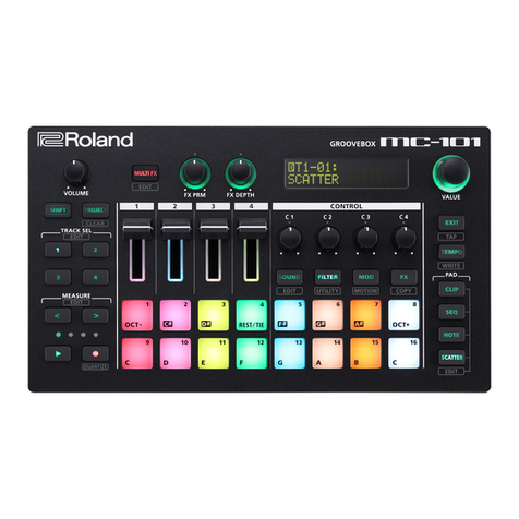 Roland MC-101 Technical manual