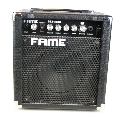FAME GS2-158D User manual