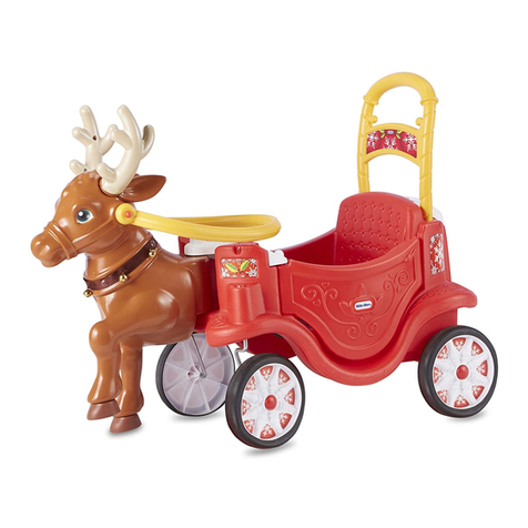 Little Tikes Reindeer Carriage Assembly instructions