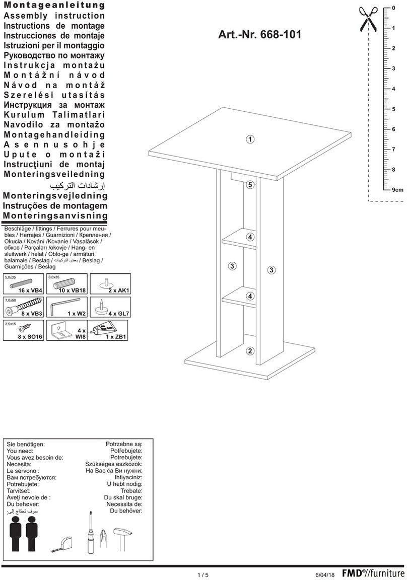 FMD Furniture 668-101 Assembly instruction