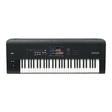 Korg NAUTILUS Series User manual