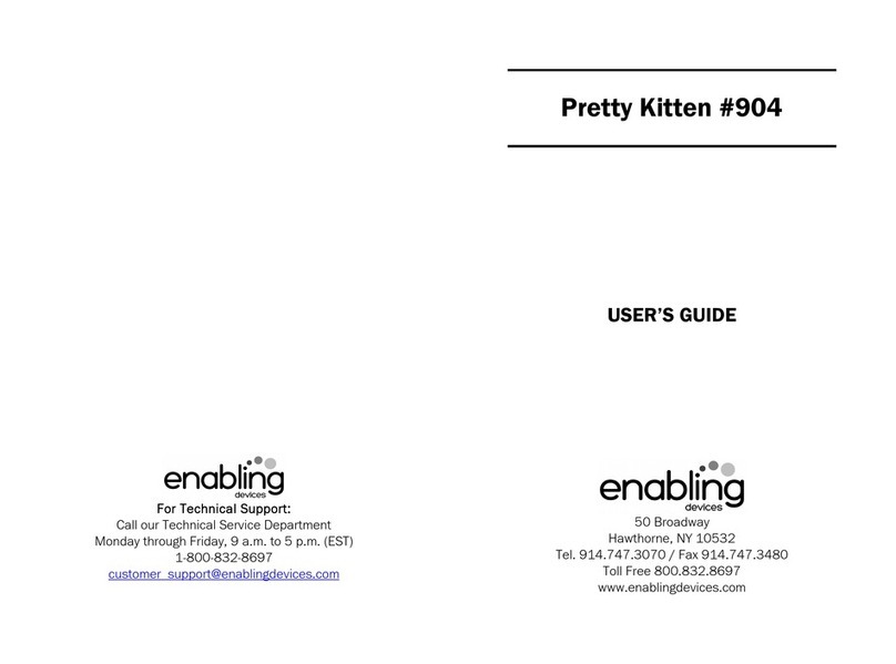 Enabling Devices Pretty Kitten 904 User manual Enabling Devices Pretty Kitten 904 User manual