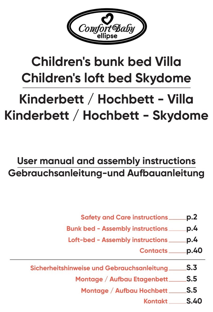 COMFORTBABY Villa User manual and assembly instructions