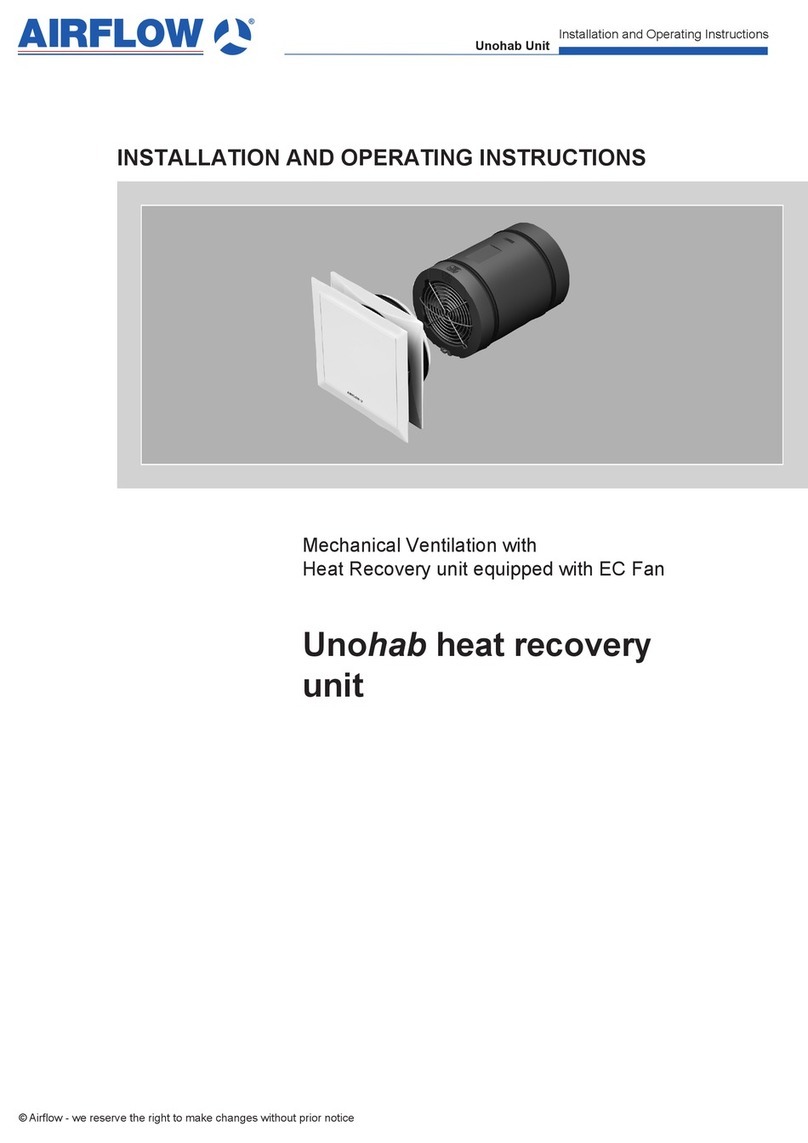 Airflow Uno hab User manual