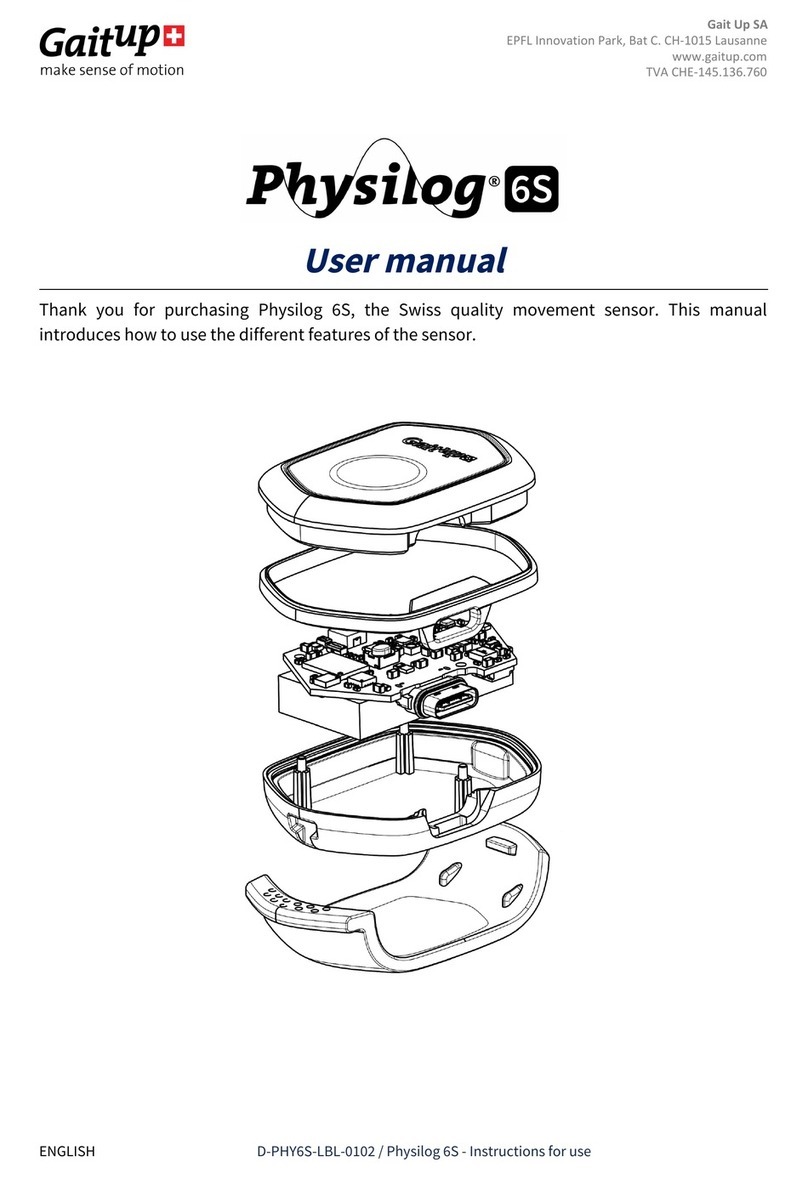 Gait up Physilog 6S user manual