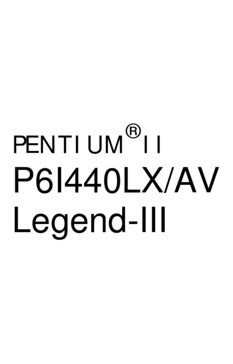 QDI Legend-III P6I440LX/AV manual