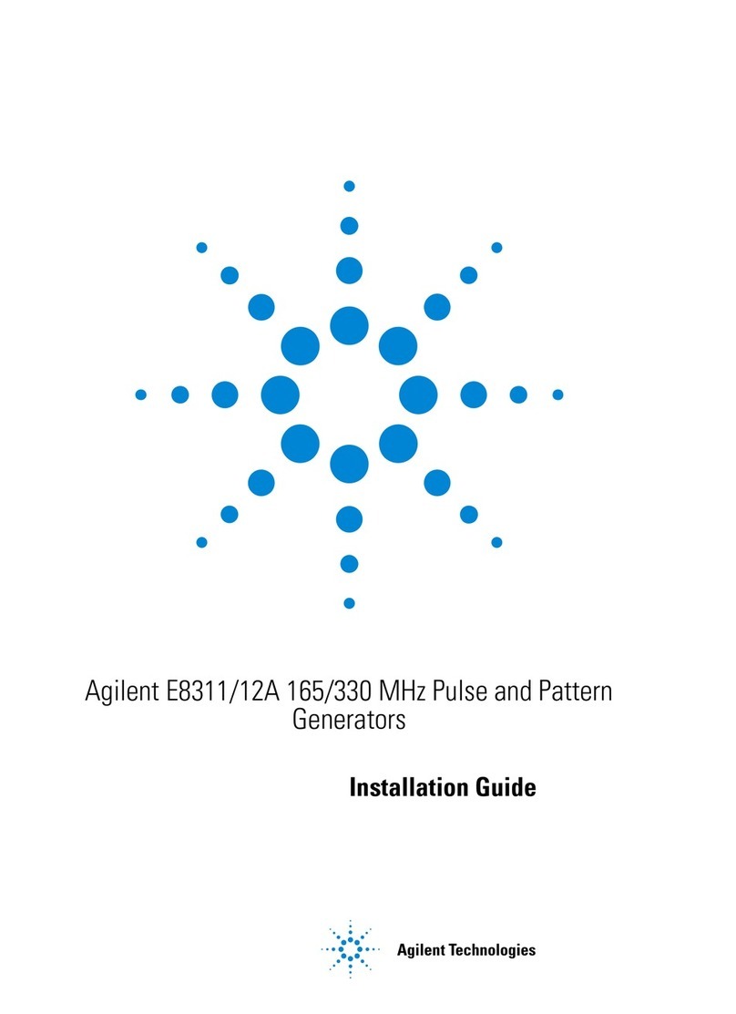 Agilent Technologies E8311A installation guide Agilent Technologies E8311A installation guide