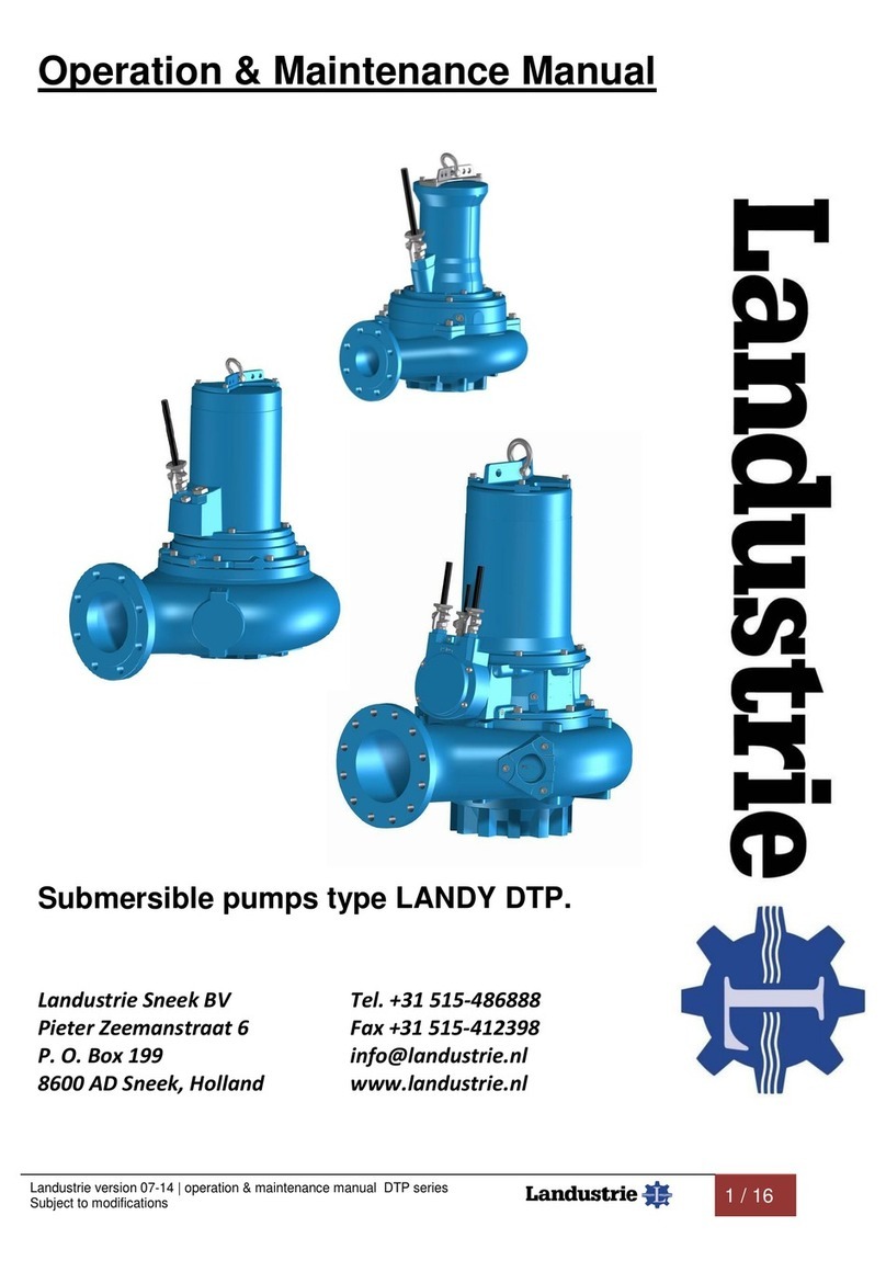 Landustrie LANDY DTP Series Operation & maintenance manual