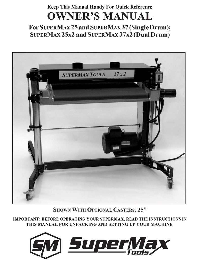 SuperMax 25 User manual