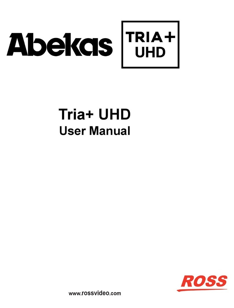 Ross Abekas Tria+ UHD user manual