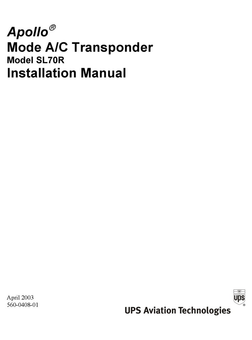 UPS Aviation Technologies Apollo SL70R User manual