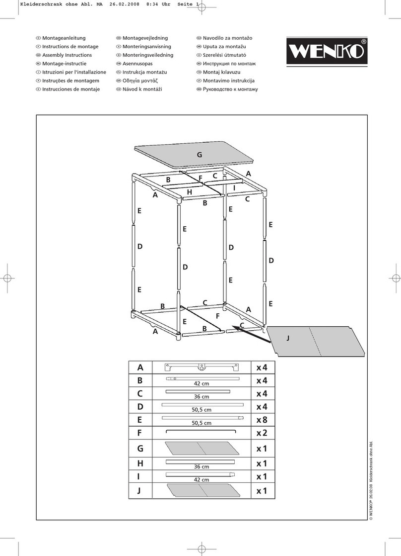 WENKO 603420300000 User manual