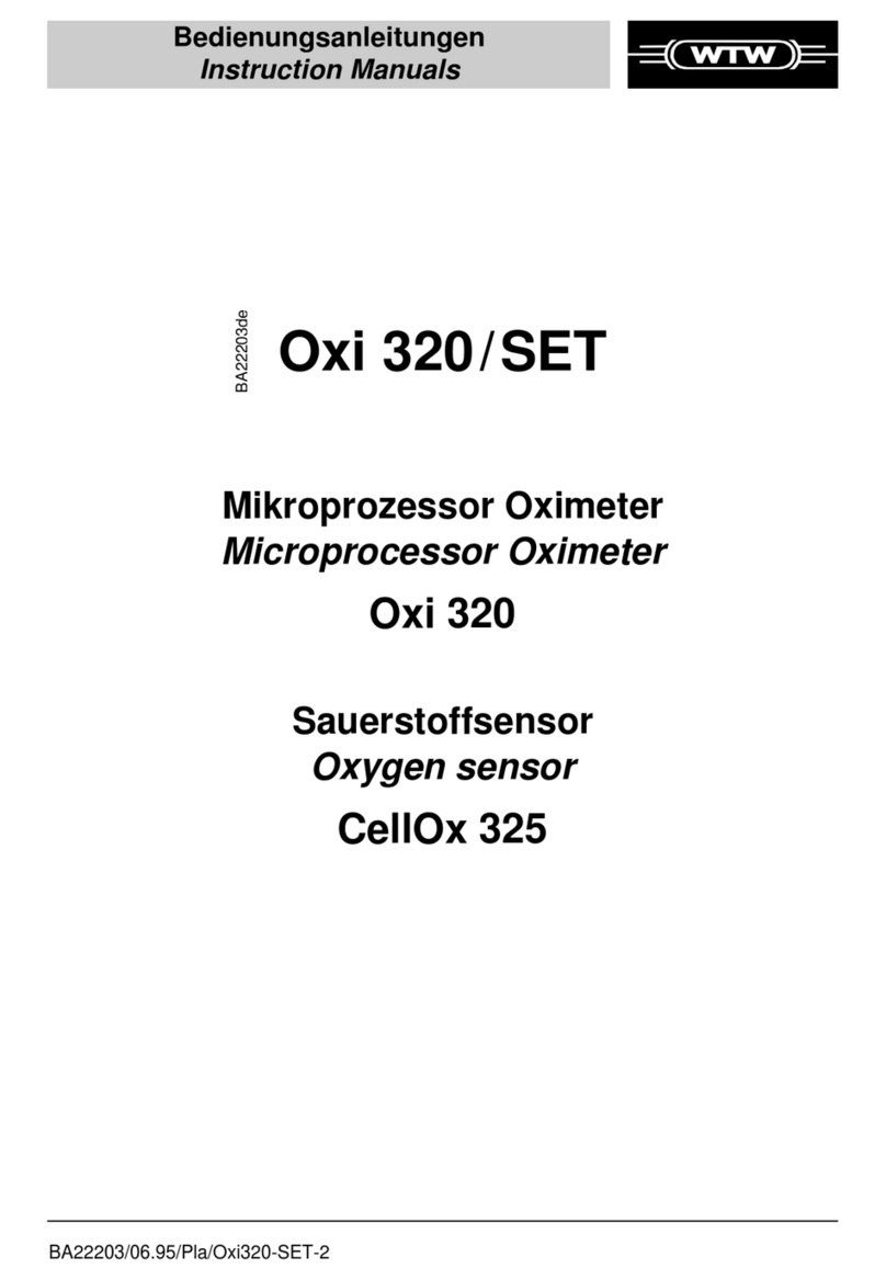 wtw Oxi 320 Instruction manuals