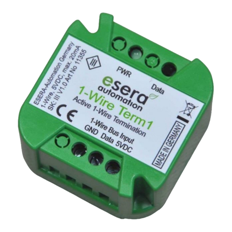 esera automation 1-Wire Controller 1 user guide