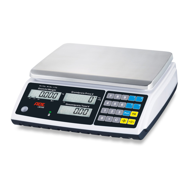 ADE LW300 Series operating manual