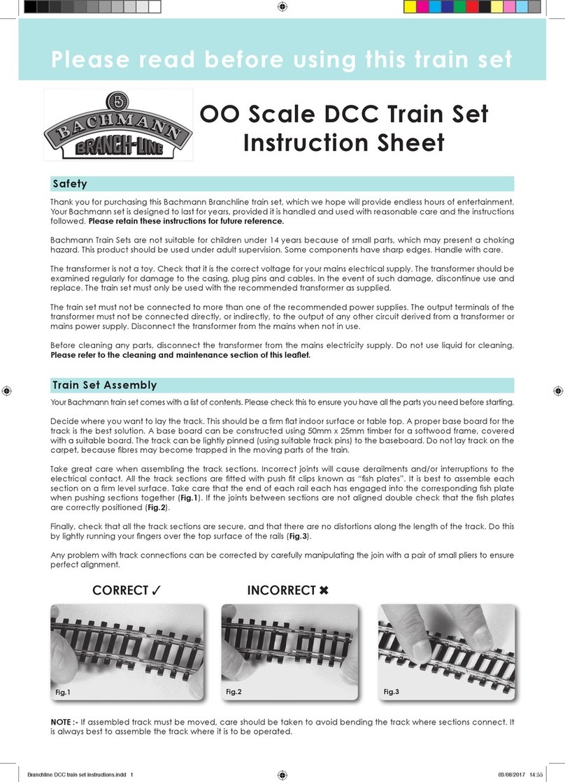 Bachmann Branch-Line OO Scale DCC Train Set User manual
