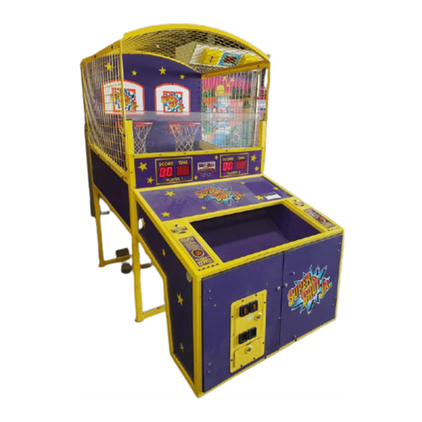 Skee Ball Super Shot Jr. Assembly & operating manual