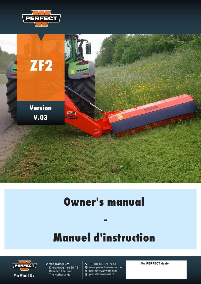 VAN WAMEL Perfect ZF2 owner's manual