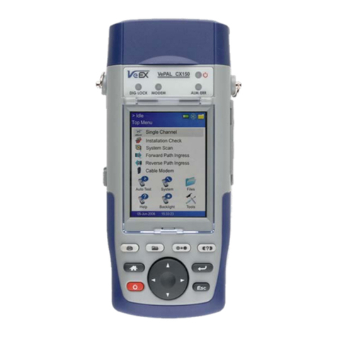 VeEX CX100 Series manual