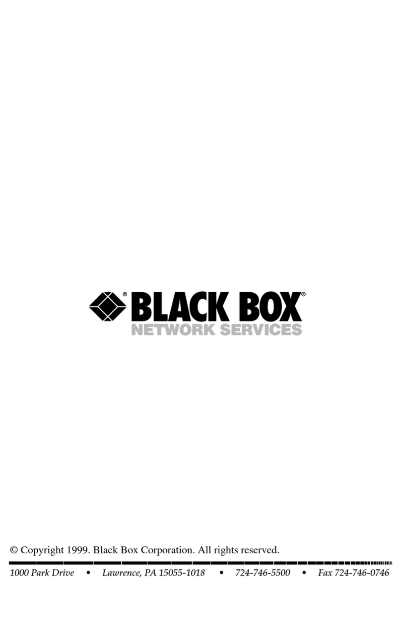 Black Box IC095A User manual