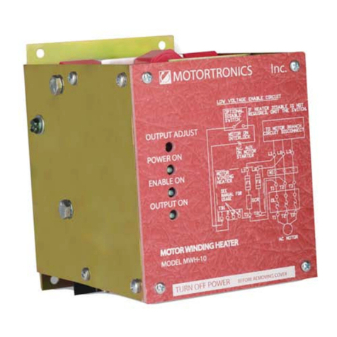 motortronics MWH Series Installation & start-up manual