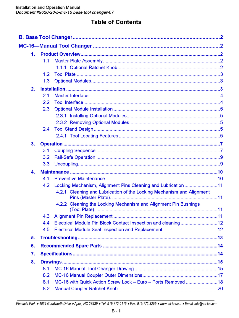 ATI Technologies MC-16 Installation and operation manual
