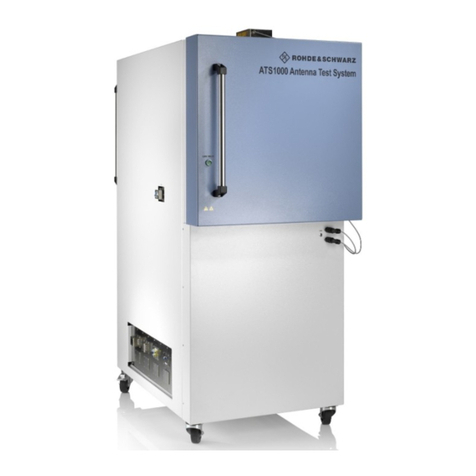 Rohde & Schwarz R&S ATS1000 manual&nbsp;