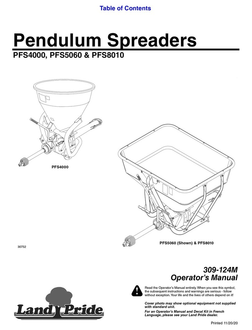 Land Pride PFS4000 User manual