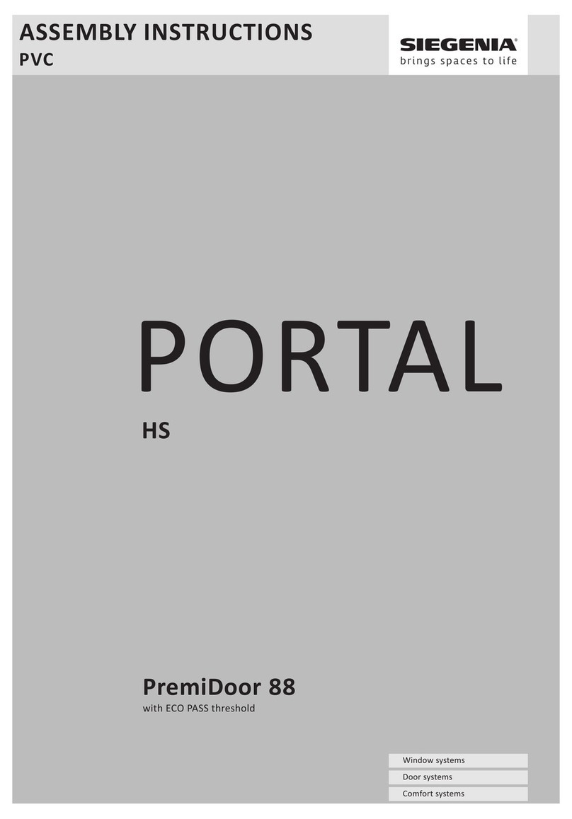 Siegenia PORTAL HS Assembly instructions