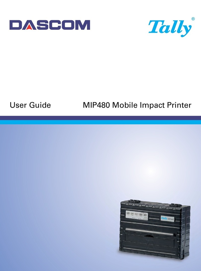 Dascom TALLY MIP480 User manual