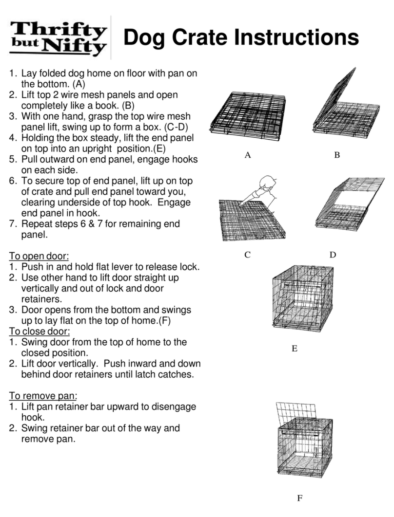 ekco Woodstream Dog Crate instructions