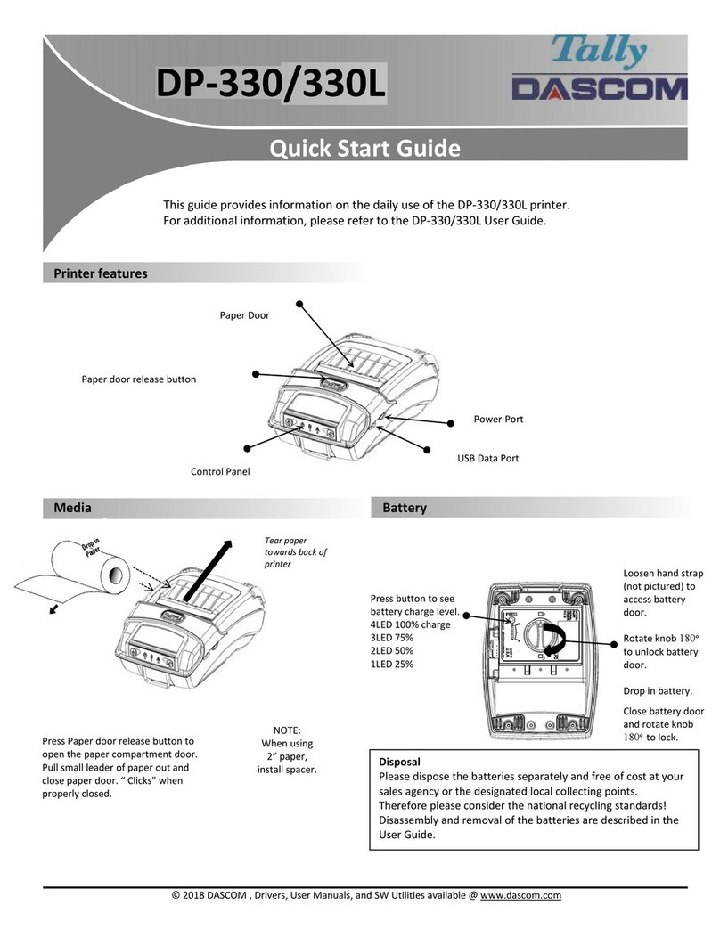 Dascom DP-330L User manual Dascom DP-330L User manual