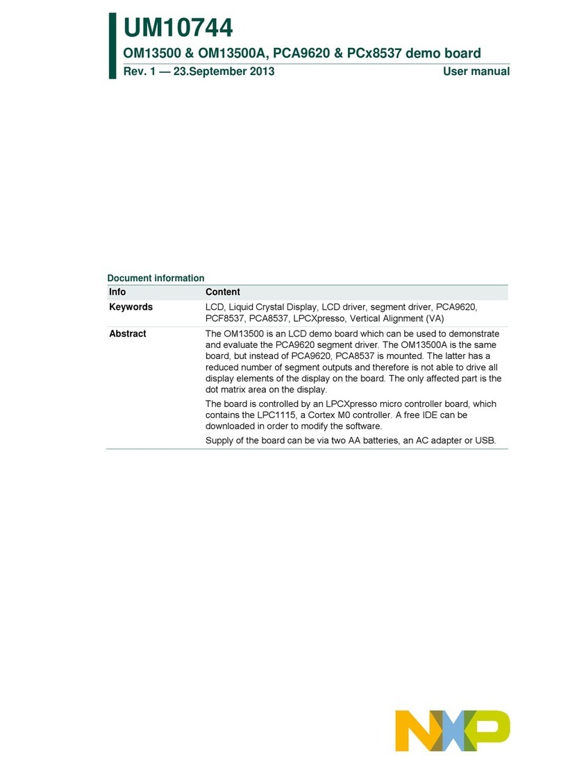 NXP Semiconductors OM13500 User manual