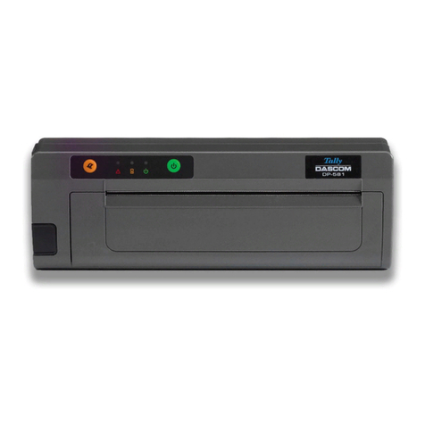 Dascom Tally DP-581 User manual