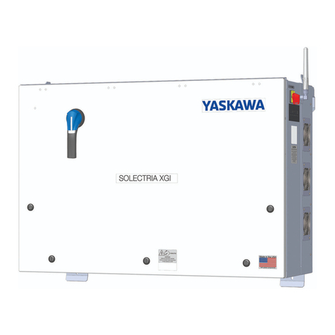 YASKAWA SOLECTRIA XGI 1500 Series Operating instructions