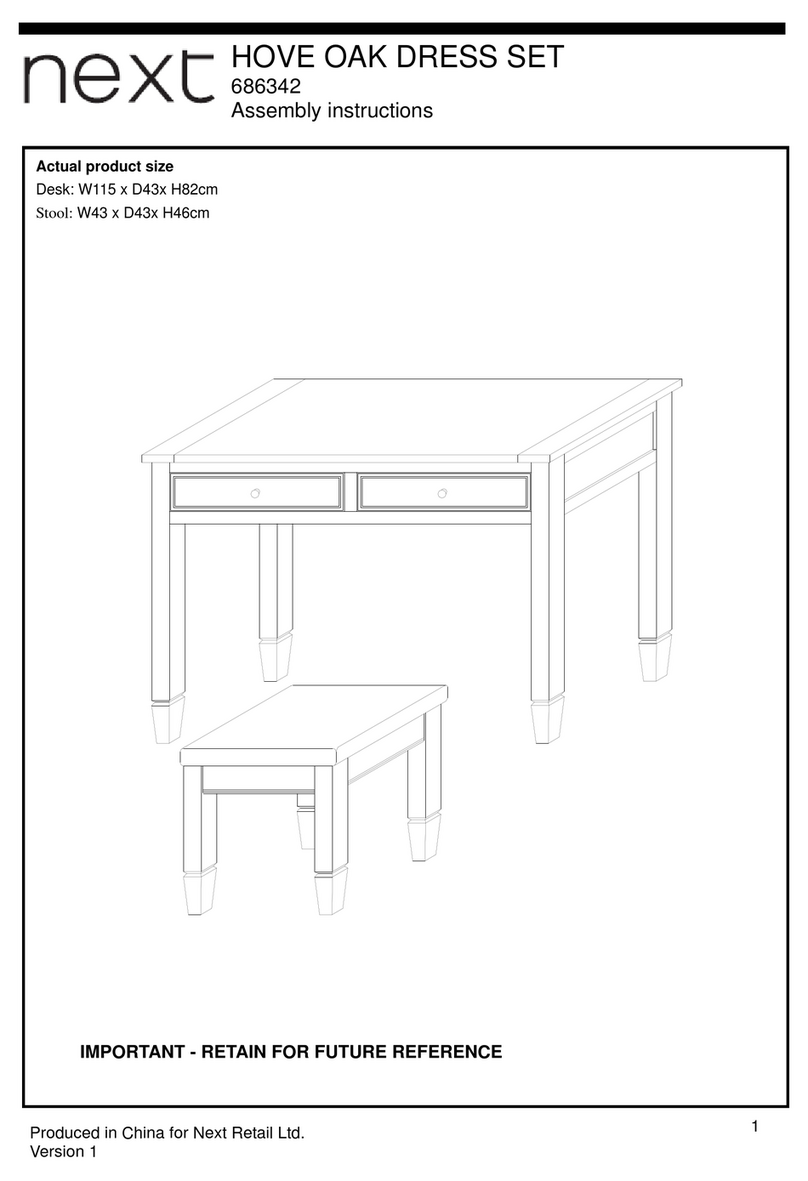 Next 686342 Assembly instructions