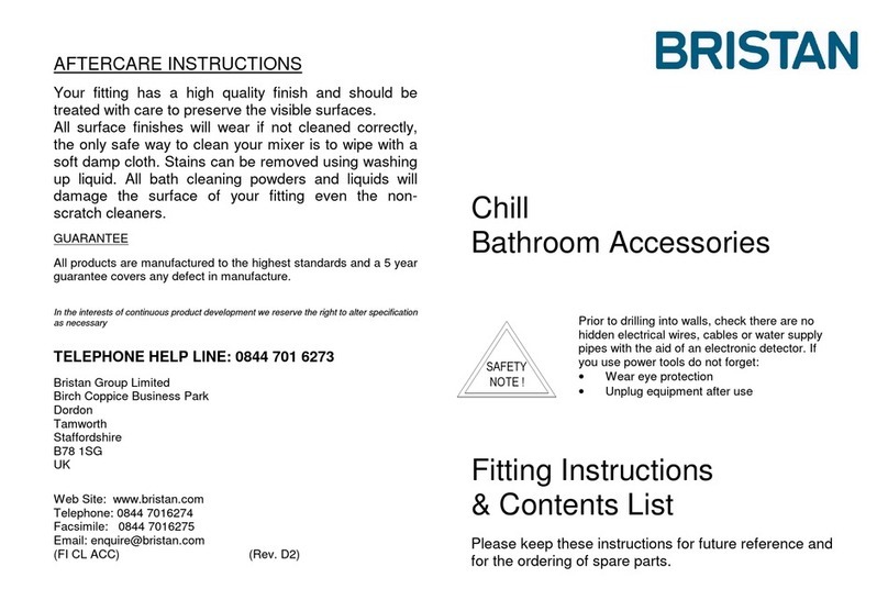 Bristan Chill User manual Bristan Chill User manual